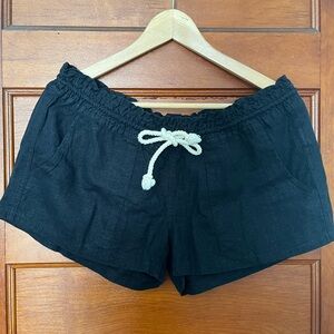 Roxy Flax Linen Blend - Large Elasticized Shorts